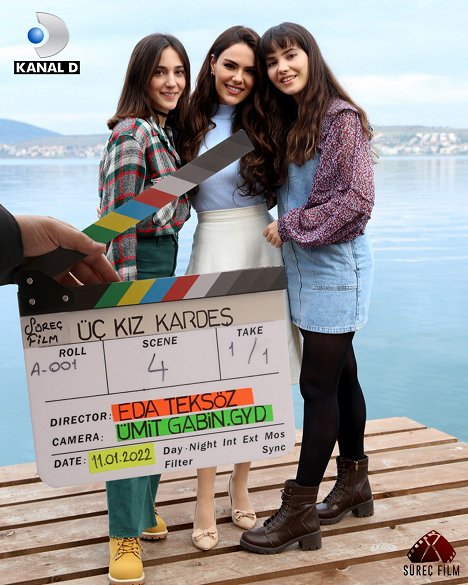 Melisa Berberoğlu, Özgü Kaya, Almila Ada - Üç Kız Kardeş - Season 1 - Dreharbeiten