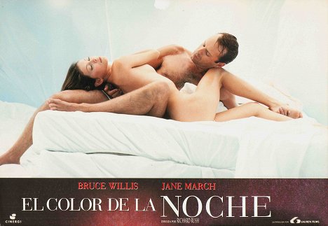 Jane March, Bruce Willis - Color of Night - Lobbykarten