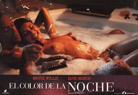 Bruce Willis, Jane March - Color of Night - Lobbykarten