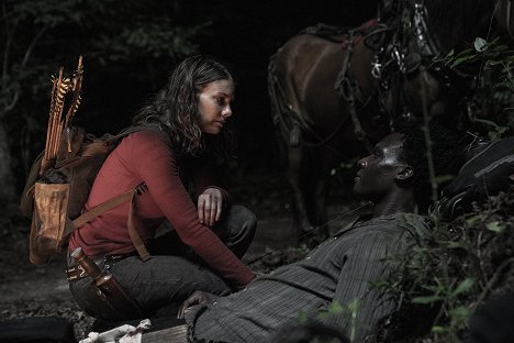 Lauren Cohan, Okea Eme-Akwari - The Walking Dead - Der einzige Weg - Filmfotos