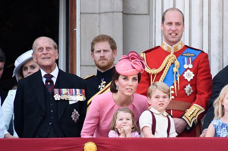 princ Philip, vévoda z Edinburghu, Princ Henry z Walesu, Catherine, princezna z Walesu, princ William