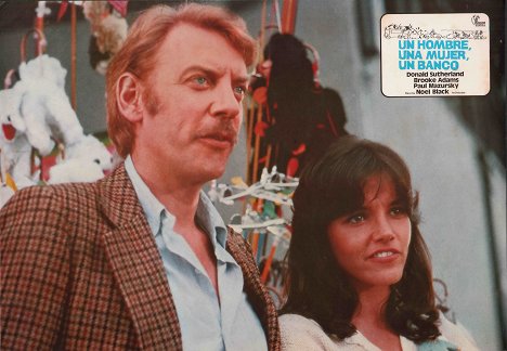 Donald Sutherland, Brooke Adams - A Man, a Woman and a Bank - Lobby Cards