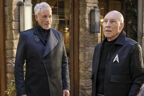 John de Lancie, Patrick Stewart - Star Trek: Picard - Buße - Filmfotos