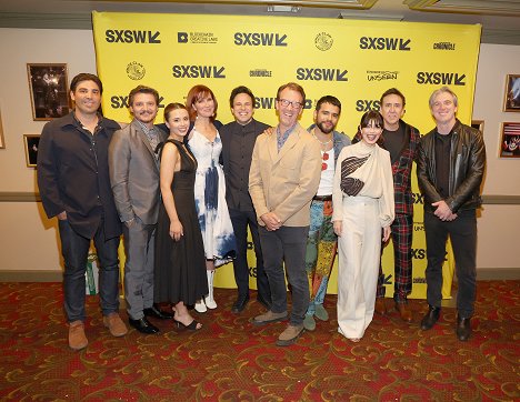 Premiere of "The Unbearable Weight of Massive Talent" during the 2022 SXSW Conference and Festivals at The Paramount Theatre on March 12, 2022 in Austin, Texas - Pedro Pascal, Lily Mo Sheen, Tom Gormican, Jacob Scipio, Alessandra Mastronardi, Nicolas Cage - Un talent en or massif - Événements