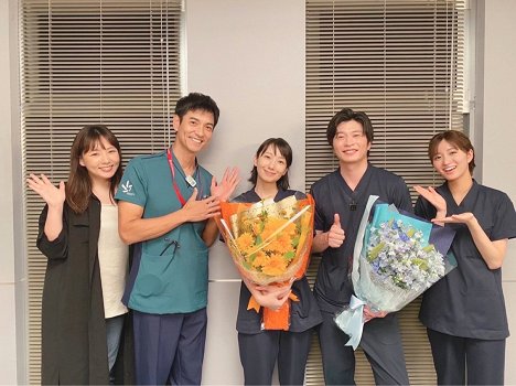 Ikki Sawamura, Haru, Kei Tanaka - Night Doctor - Dreharbeiten