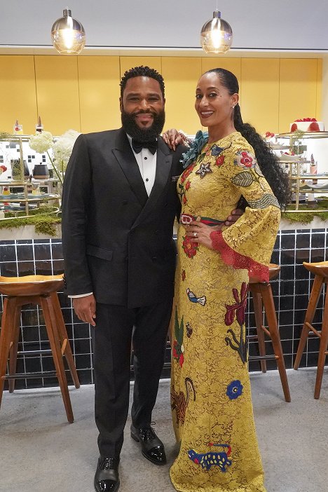 Anthony Anderson, Tracee Ellis Ross - Black-ish - And the Winner Is... - Forgatási fotók