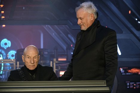 Patrick Stewart, John de Lancie - Star Trek: Picard - Asymilacja - Z realizacji