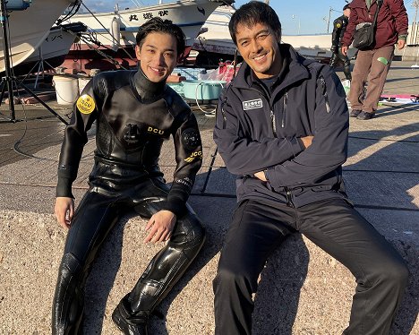 Ryusei Yokohama, Hiroshi Abe - DCU - De filmagens