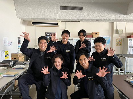 Taiiku Okazaki, An Nakamura, Hiroši Abe, Micuomi Takahaši - DCU - Z natáčení