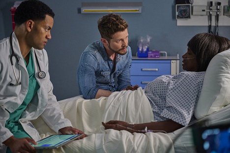 Miles Fowler, Matt Czuchry, Summer Selby - Atlanta Medical - Who Will You Be? - Filmfotos