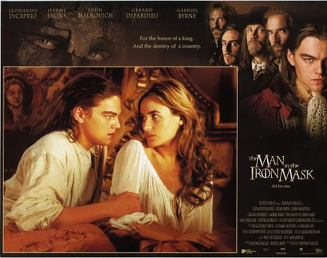 Leonardo DiCaprio, Judith Godrèche - The Man in the Iron Mask - Lobbykaarten