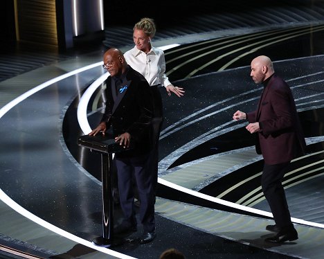 Samuel L. Jackson, Uma Thurman, John Travolta - 94th Annual Academy Awards - Film