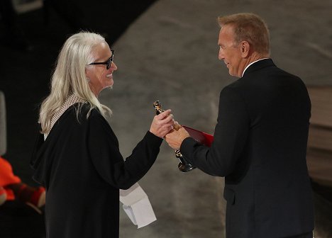 Jane Campion, Kevin Costner - 94th Annual Academy Awards - Photos