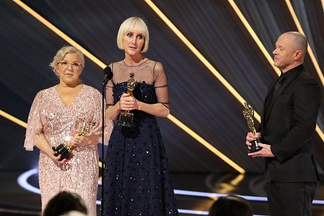 Stephanie Ingram, Linda Dowds, Justin Raleigh - 94th Annual Academy Awards - Photos