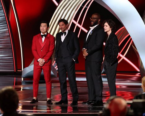 Simu Liu, Bradley Cooper, Tyler Perry, Timothée Chalamet - 94th Annual Academy Awards - De la película