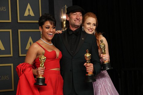 Ariana DeBose, Troy Kotsur, Jessica Chastain - 94th Annual Academy Awards - Promoción