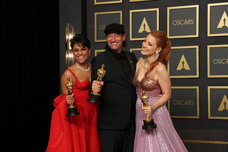 Ariana DeBose, Troy Kotsur, Jessica Chastain - 94th Annual Academy Awards - Promoción