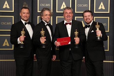 Brian Connor, Paul Lambert, Gerd Nefzer, Tristan Myles - 94th Annual Academy Awards - Promóció fotók