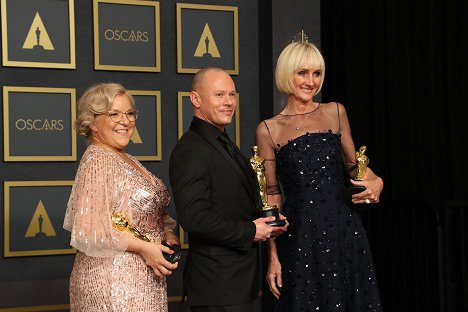 Stephanie Ingram, Justin Raleigh, Linda Dowds - Oscar 2022 - Die Academy Awards - Live aus L.A. - Werbefoto