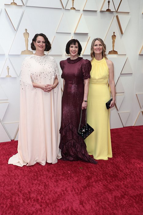 Red Carpet - Laura Berwick, Tamar Thomas, Becca Kovacik - 94th Annual Academy Awards - Events