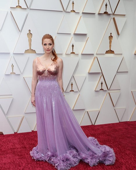Red Carpet - Jessica Chastain - Oscar 2022 - Z akcií