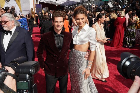 Red Carpet - Andrew Garfield, Zendaya - 94th Annual Academy Awards - Événements