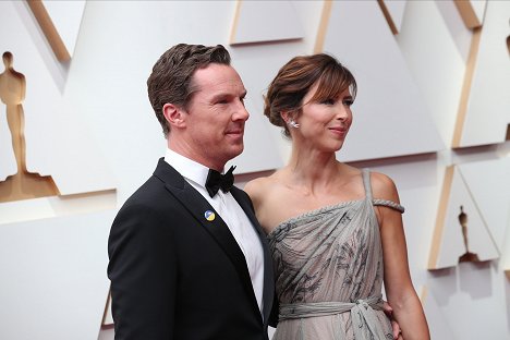 Red Carpet - Benedict Cumberbatch, Sophie Hunter - Oscar 2022 - Z akcí
