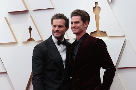Red Carpet - Jamie Dornan, Andrew Garfield - 94th Annual Academy Awards - Events