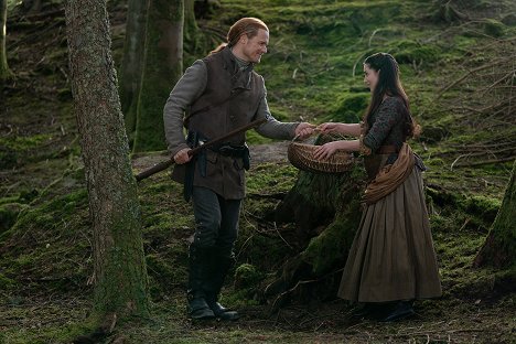 Sam Heughan, Jessica Reynolds - Outlander - Die Highland-Saga - Ängste und Zweifel - Filmfotos