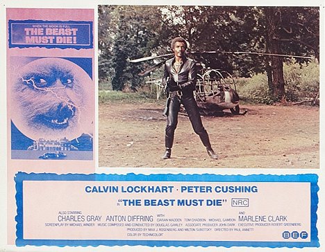 Calvin Lockhart - The Beast Must Die - Lobby karty
