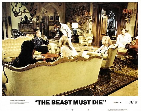 Peter Cushing, Calvin Lockhart, Michael Gambon - The Beast Must Die - Lobby karty