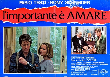 Jacques Dutronc, Romy Schneider, Fabio Testi - That Most Important Thing: Love - Lobby Cards