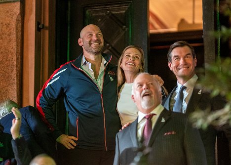 Corey Stoll, Piper Perabo, Jerry O'Connell - Billions - Napoleon's Hat - Photos