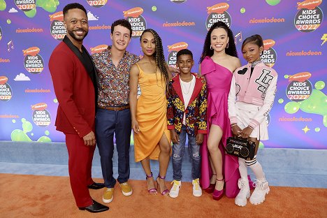 Thomas Hobson, Caleb Brown, Tiffany Daniels, Peyton R. Perrine III, Gabrielle Nevaeh - Nickelodeon Kids' Choice Awards 2022 - Photos