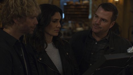 Eric Christian Olsen, Daniela Ruah, Chris O'Donnell - Agenci NCIS: Los Angeles - Perception - Z filmu