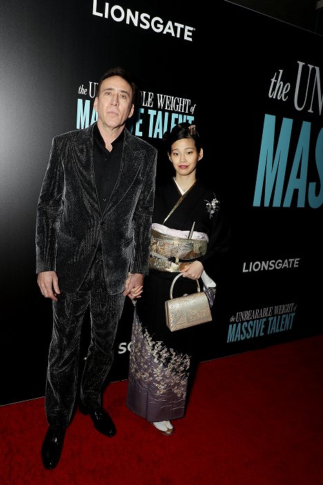 Special Screening of "The Unbearable Weight of Massive Talent" at the Regal Essex Theatre on April 10th, 2022 in New York, New York - Nicolas Cage, Riko Shibata - Un talent en or massif - Événements