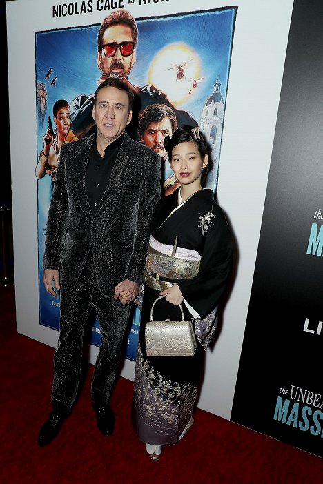 Special Screening of "The Unbearable Weight of Massive Talent" at the Regal Essex Theatre on April 10th, 2022 in New York, New York - Nicolas Cage, Riko Shibata