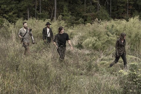 Ross Marquand, Seth Gilliam, Norman Reedus, Lauren Cohan - The Walking Dead - Catastrophes naturelles - Film