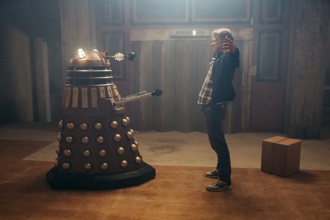 John Bishop - Doctor Who - Eve of the Daleks - De filmagens