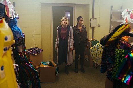 Jodie Whittaker, Mandip Gill - Doctor Who - Eve of the Daleks - Photos