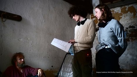 Grégory Gadebois, Félix Dutilloy-Liégeois, Marguerite de Hillerin - A Criança - Dreharbeiten