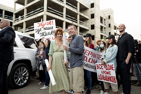 Yekaterina Stulova, Mikhail Trukhin - Otčajannyje dolščiki - Tournage