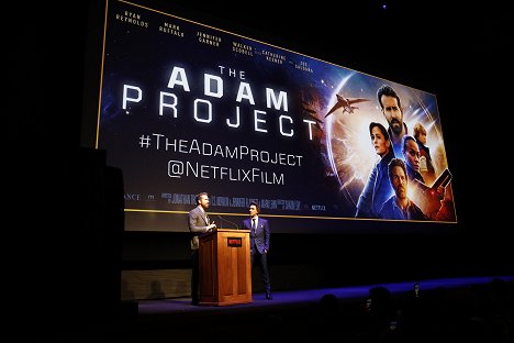 The Adam Project World Premiere at Alice Tully Hall on February 28, 2022 in New York City - Ryan Reynolds, Shawn Levy - Projekt Adam - Z akcí