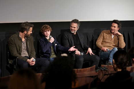 The Adam Project New York Special Screening at Metrograph on February 09, 2022, in New York City, New York - Ryan Reynolds, Walker Scobell, Mark Ruffalo, Shawn Levy - The Adam Project - Events