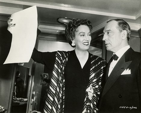 Gloria Swanson, Buster Keaton - Sunset Blvd. - Making of
