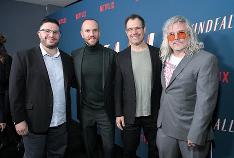 "Windfall" LA Special Screening on March 11, 2022 in West Hollywood, California - Justin Lader, Charlie McDowell, Alex Orlovsky, Andrew Kevin Walker - Kapky - Z akcí