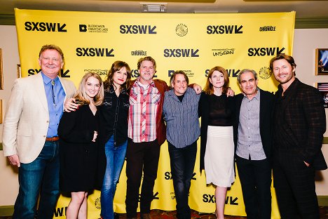 Netflix's Apollo 10 ½ SXSW World Premiere on March 13, 2022 in Austin, Texas - Mike Blizzard, Natalie L'Amoreaux, Lee Eddy, Bill Wise, Richard Linklater, Femke Wolting, Tommy Pallotta, Glen Powell - Apollo 10½: A Space Age Childhood - Events