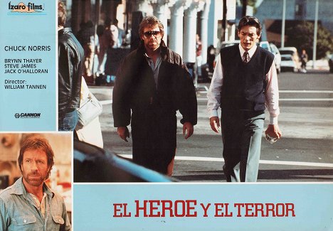 Chuck Norris, Billy Drago - Hero and the Terror - Lobby Cards