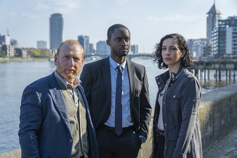 Adrian Scarborough, Peter Bankolé, Sonita Henry - The Chelsea Detective - Mrs Romano - Promo