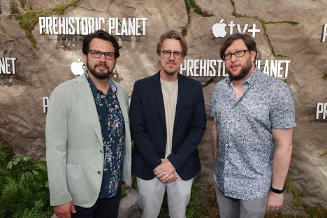 Apple’s “Prehistoric Planet” premiere screening at AMC Century City IMAX Theatre in Los Angeles, CA on May 15, 2022 - Adam Valdez, Andrew R. Jones, Darren Naish